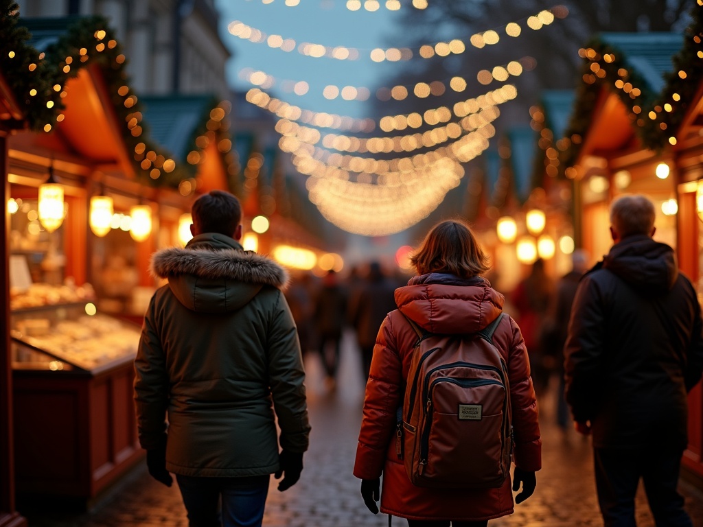 Nederlands gezin geniet van avond op kerstmarkt in Londen vol feestelijke verlichting