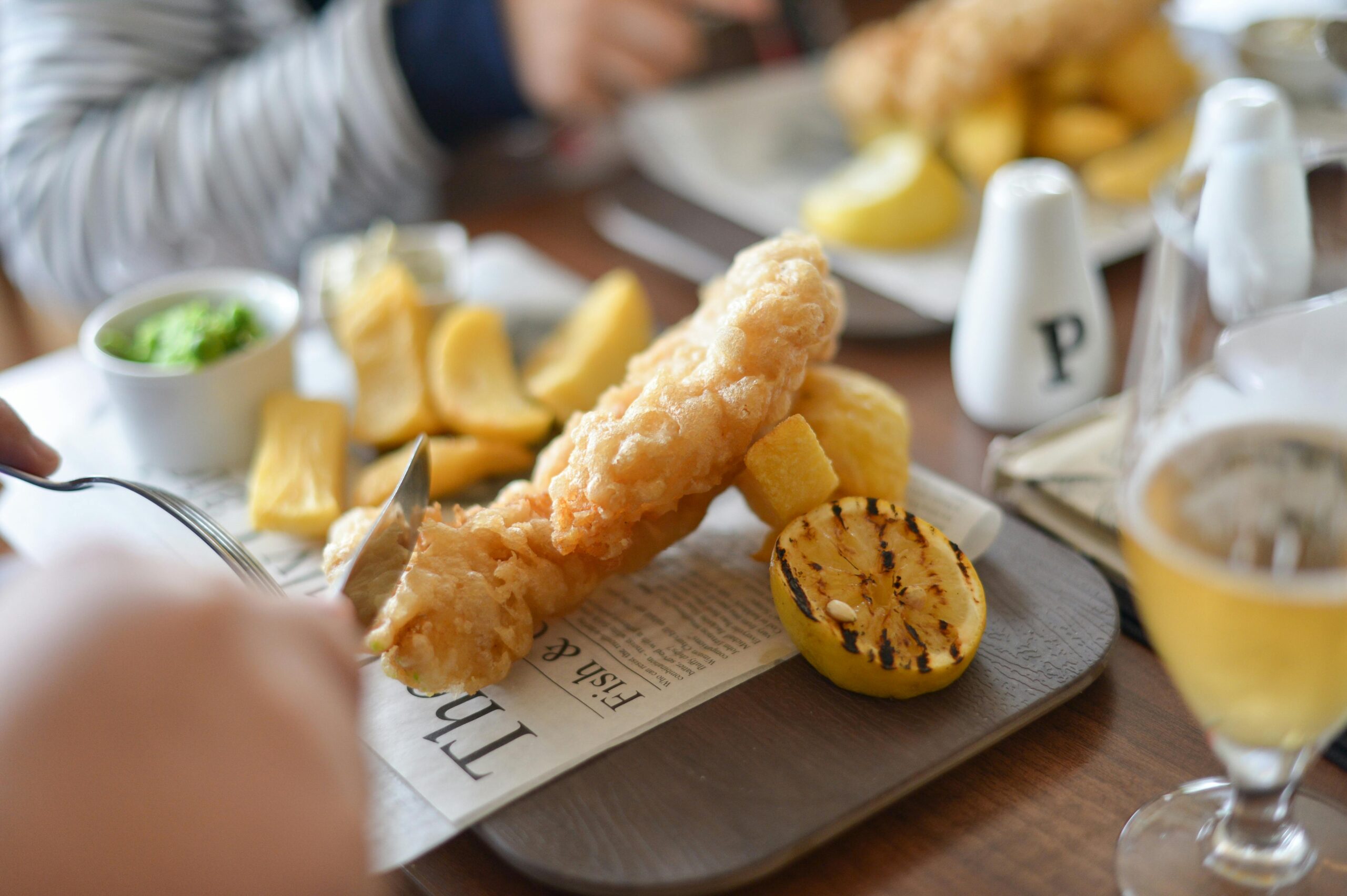 Traditioneel Brits gerecht op tafel