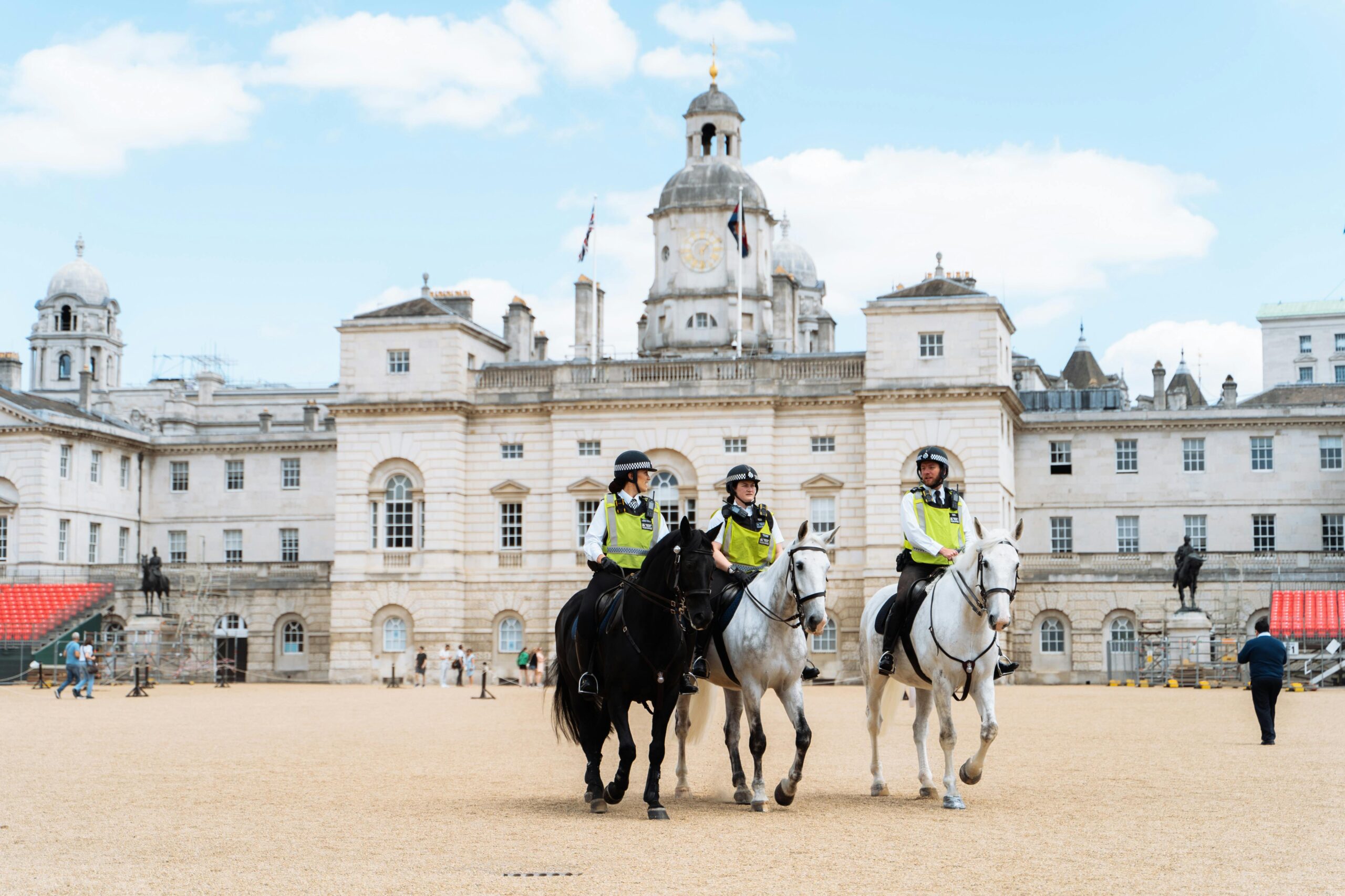 Bereden politie bij Horse Guards Parade in Londen