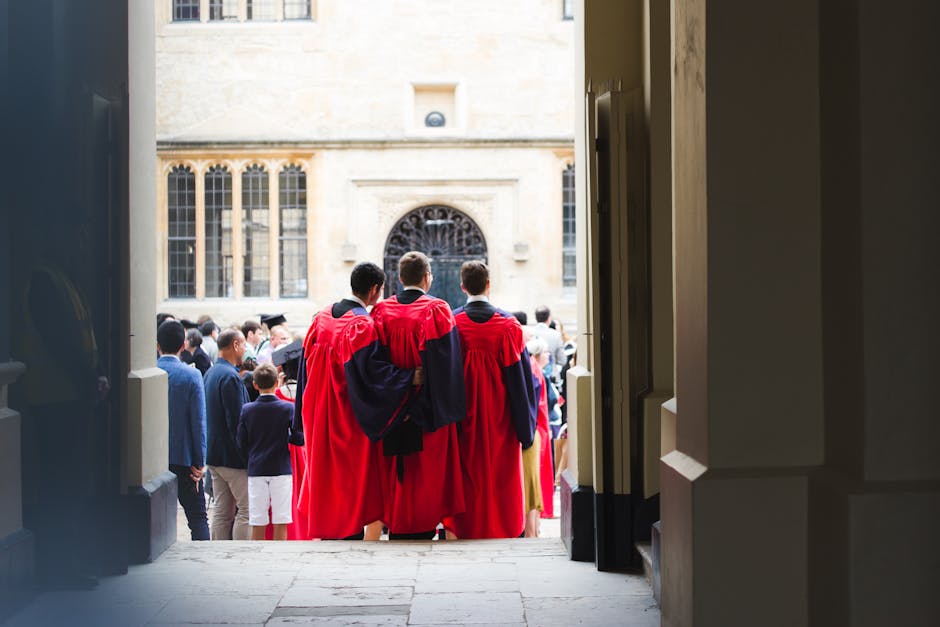 Studenten op campus Oxford zomerprogramma