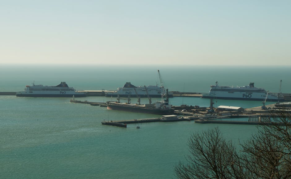 Cruiseschip in Britse haven Southampton