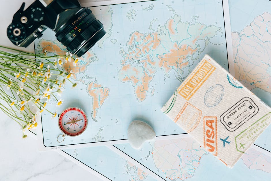 Paspoort met Britse visumstempel