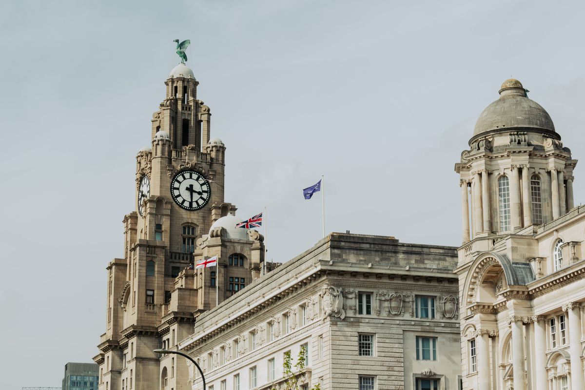 Het centrum van Liverpool