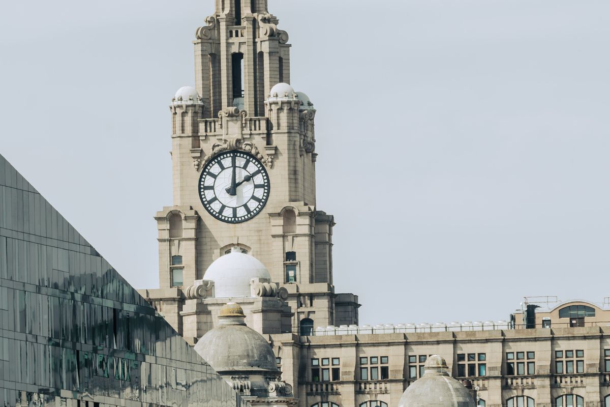 De waterkant van Liverpool